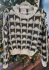 Tinsel Town Cropped Sweater