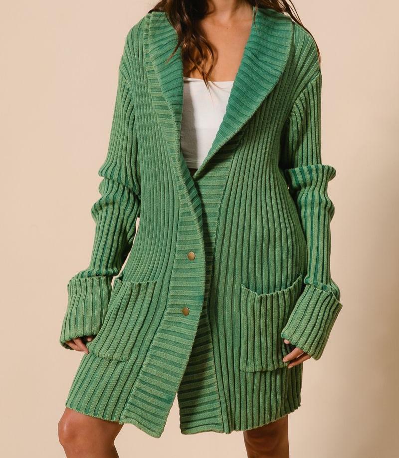 Jade Shawl Cardigan