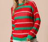 Christmas Spirit Pointelle Sweater